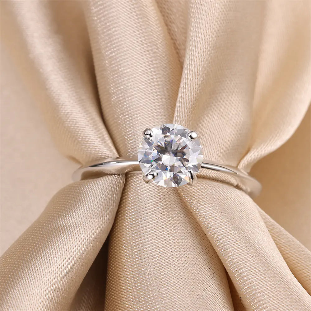 2ct Moissanite Ring