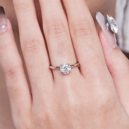 1ct Moissanite Ring