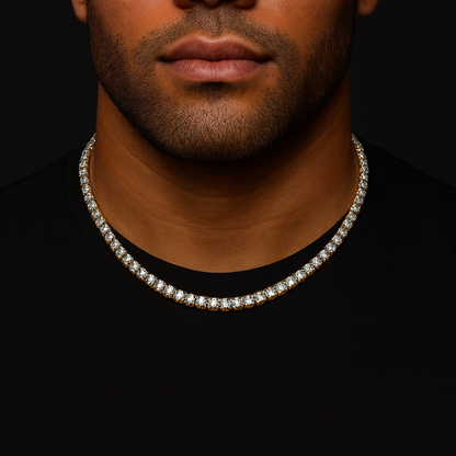3mm Moissanite Tennis Chain