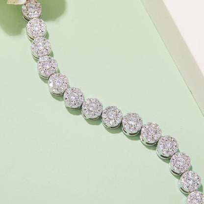 2mm Pavé Moissanite Tennis Bracelet
