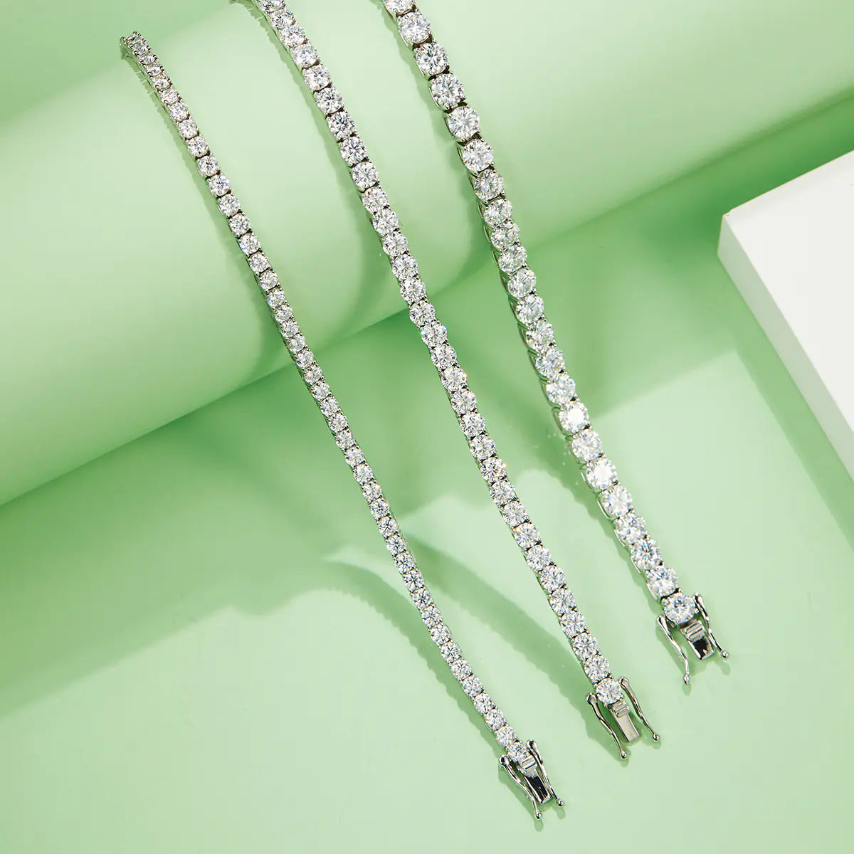 3mm Moissanite Tennis Bracelet