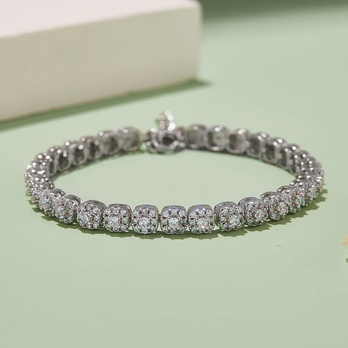 2mm Pavé Moissanite Tennis Bracelet