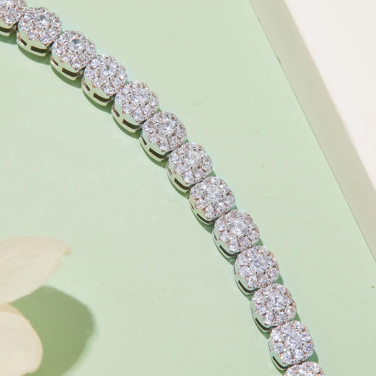 2mm Pavé Moissanite Tennis Bracelet