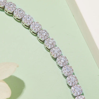 2mm Pavé Moissanite Tennis Bracelet