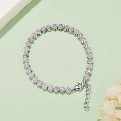 2mm Pavé Moissanite Tennis Bracelet