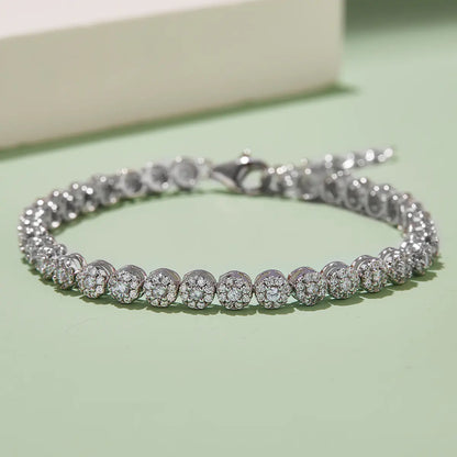 2mm Pavé Moissanite Tennis Bracelet
