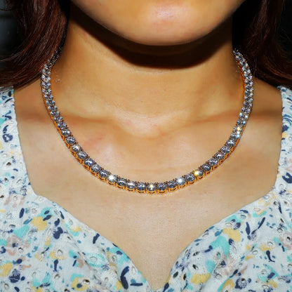 4mm Moissanite Tennis Chain