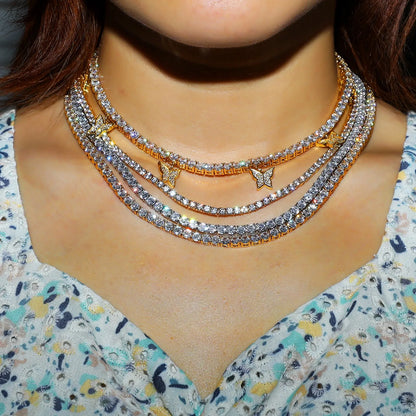 3mm Moissanite Tennis Chain