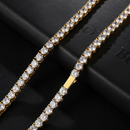 3mm Moissanite Tennis Chain