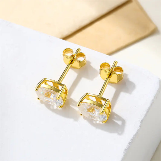 1ct Oval Moissanite Studs