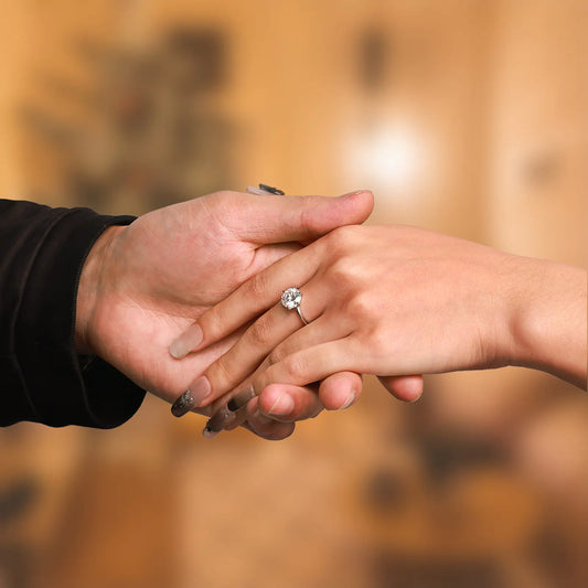 3ct Moissanite Six Prong Ring